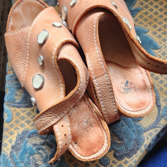 Fluevog Low Rule Sarah Slingback Sandal 8.5 natural color - Picture 5 of 5